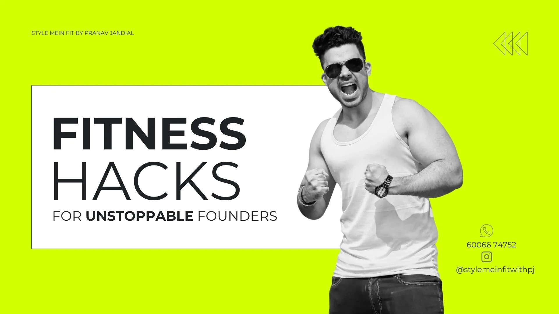 Fitness Hacks for Busy Founder/Entrepreneurs:  Blueprint to Staying Fit Without Losing Focus